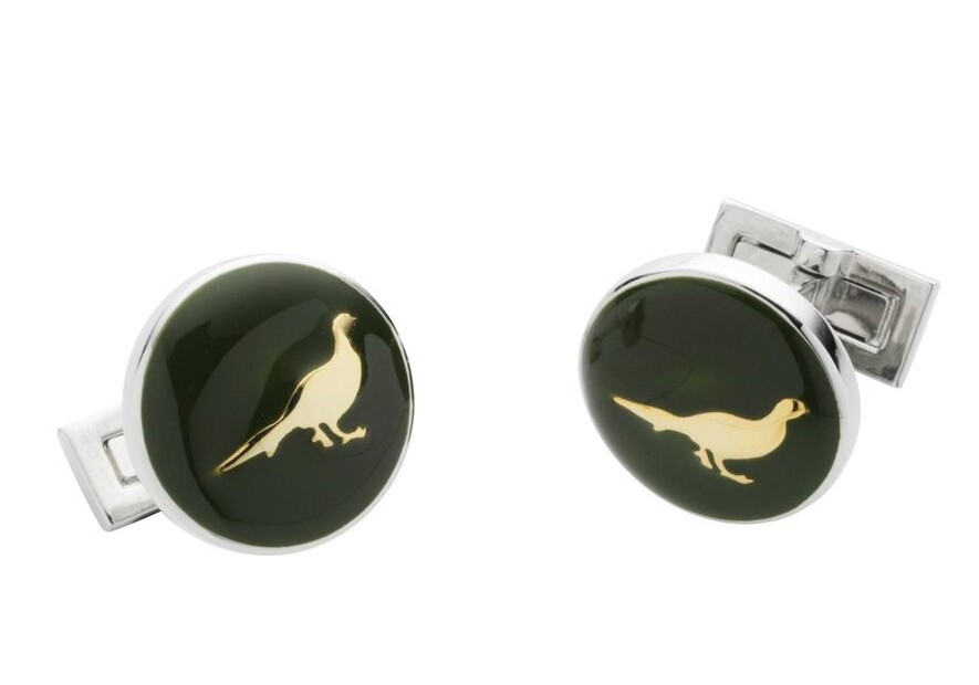 Boutons de manchettes sanglier Laksen