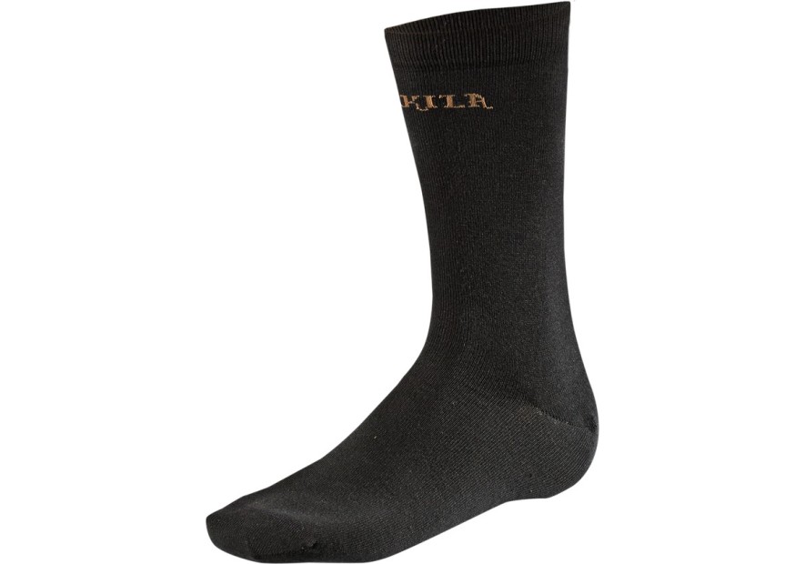 Chaussettes noires Härkila Coolmax II liner liner