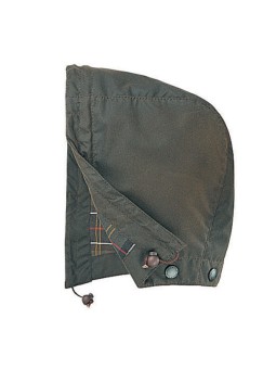 Capuche Barbour vert olive Sylkoil