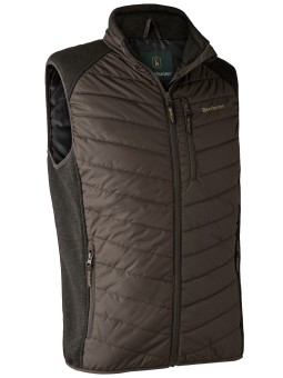 Gilet matelassé Deerhunter Moor marron