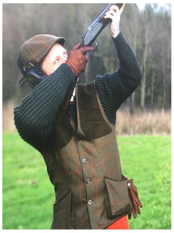 Casquette bombée en tweed Laksen Clyde