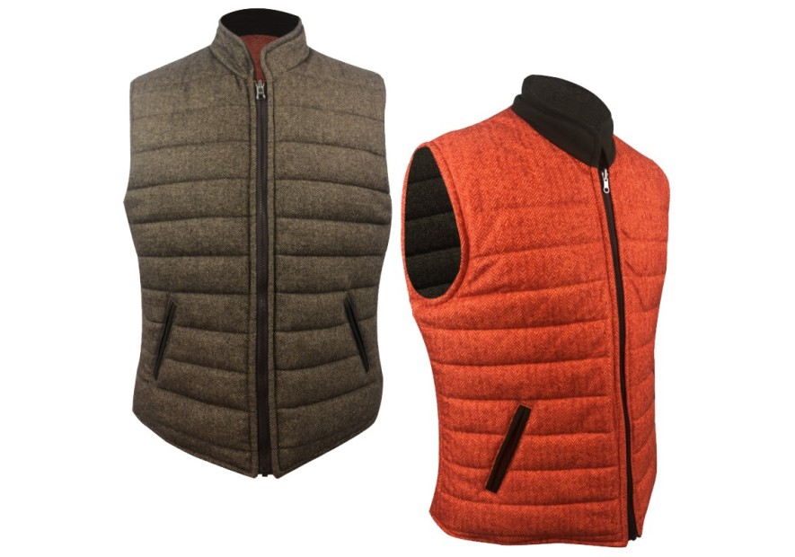 Gilet tweed réversible Jumfil Skye