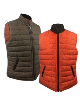 Gilet tweed réversible Jumfil Skye