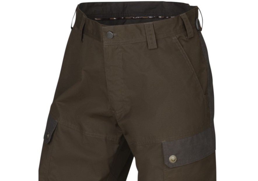 Pantalon Härkila Asmund vert-marron