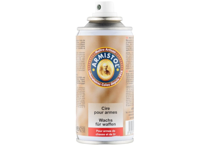 Spray cire spéciale crosse bois Armistol