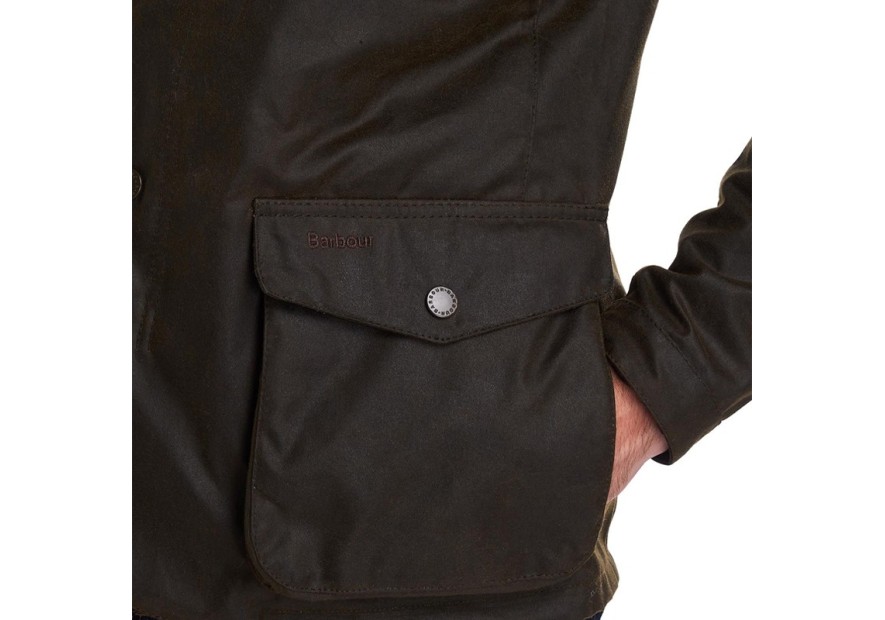 Veste huilée Barbour Ogston vert Olive