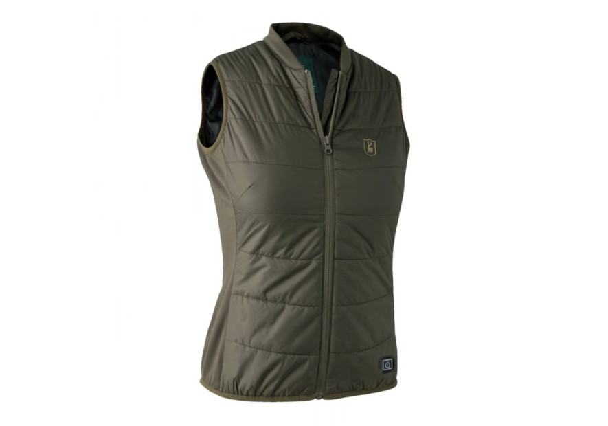 Gilet chauffant femme Deerhunter Heat vert