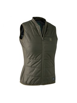 Gilet chauffant femme Deerhunter Heat vert