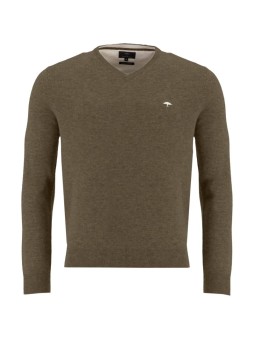 Pull mérinos Fynch-Hatton vert-kaki