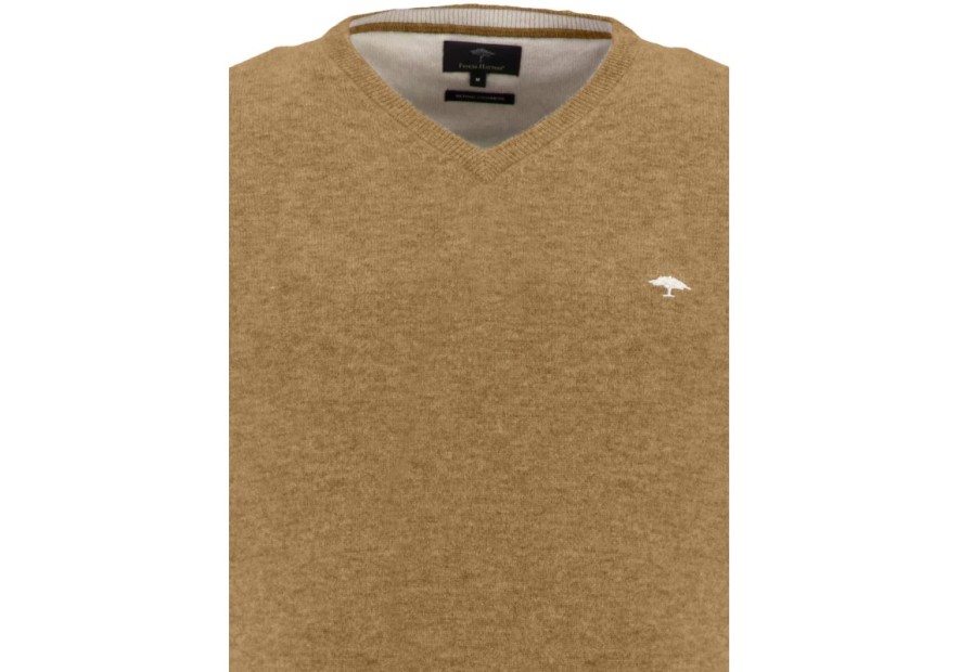 Pull mérinos Fynch-Hatton camel