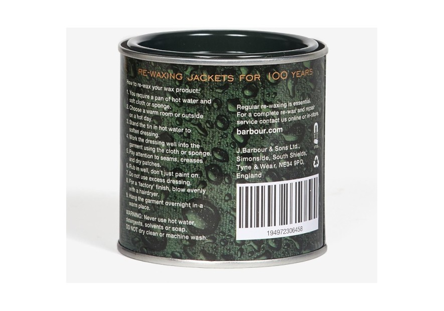 Huile d’entretien Barbour wax Thornproof