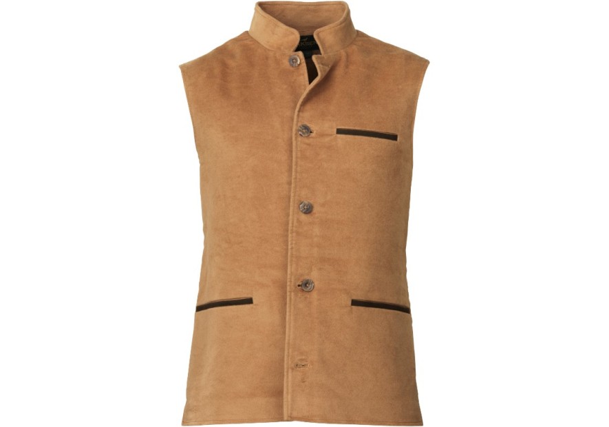 Gilet Laksen Belgravia Fife camel
