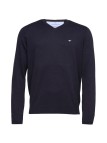 Pull en maille fine col V Fynch-Hatton navy Pull en maille fine col V Fynch-Hatton navy