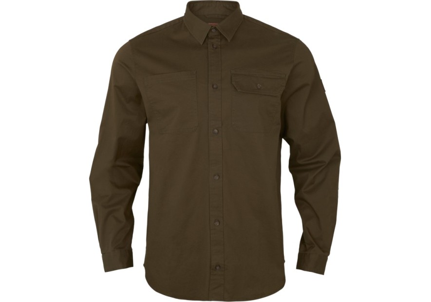 Chemise coton vert Härkila Trym