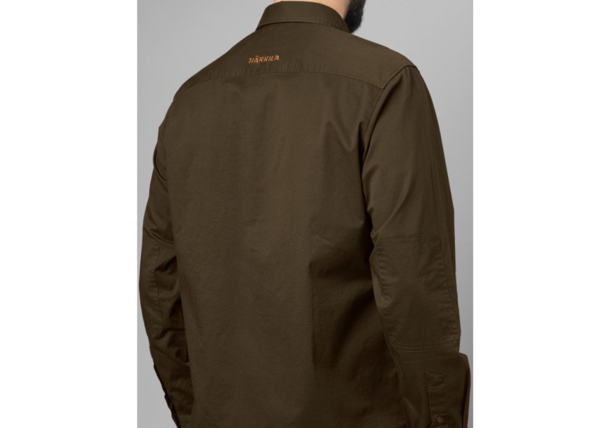 Chemise coton vert Härkila Trym