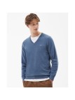 Pull coton Pima Barbour dark chambray Pull coton Pima Barbour dark chambray
