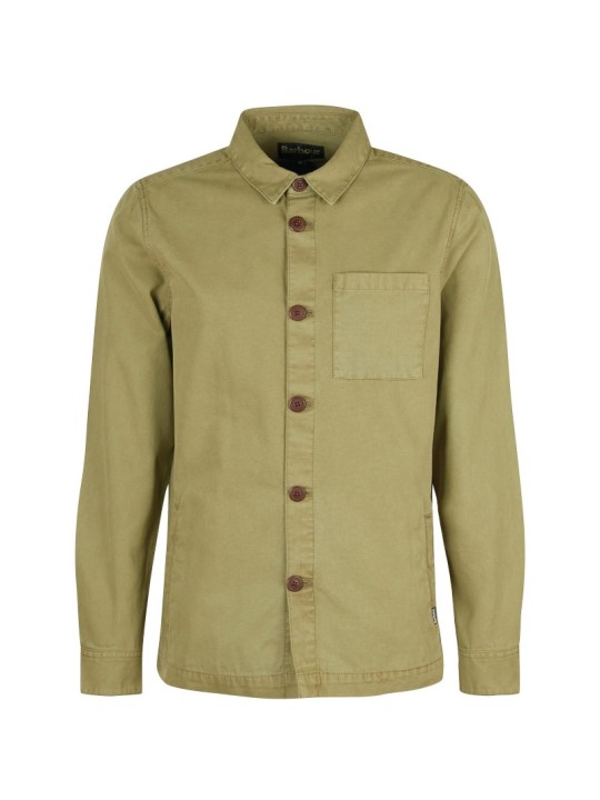 veste peintre coton Barbour Washed olive veste peintre coton Barbour Washed olive