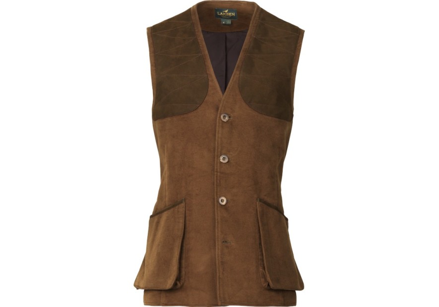 Gilet de tir moleskine Laksen Belgravia Leith bronze