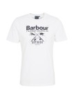 Tee shirt Barbour Fly blanc Tee shirt Barbour Fly blanc