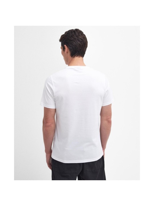 Tee shirt Barbour Fly blanc Tee shirt Barbour Fly blanc