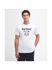 Tee shirt Barbour Fly blanc Tee shirt Barbour Fly blanc
