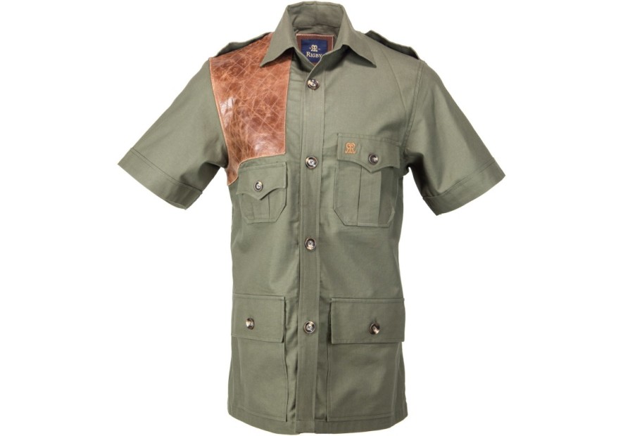 Chemise de safari Rigby vert foncé