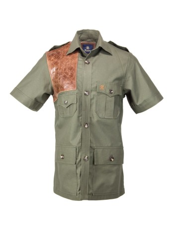Chemise de safari Rigby vert foncé