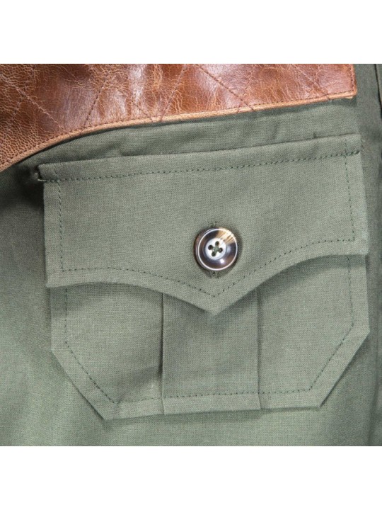 Chemise de safari Rigby vert foncé