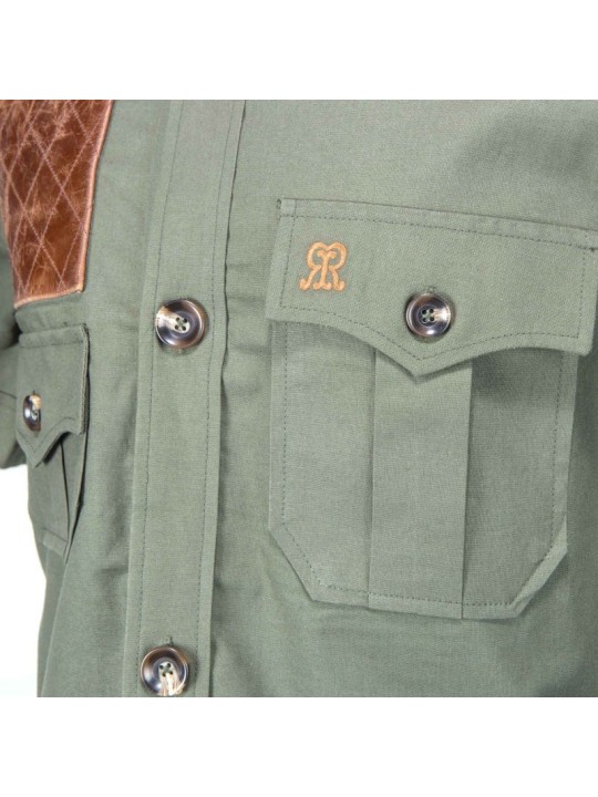 Chemise de safari Rigby vert foncé