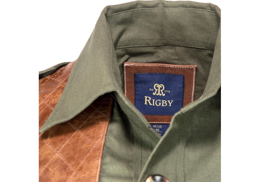 Chemise de safari Rigby vert foncé