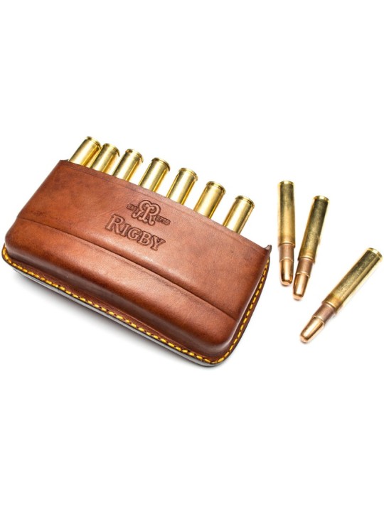 Pochette à 8 balles en cuir Rigby Quick Load Pochette à 8 balles en cuir Rigby Quick Load
