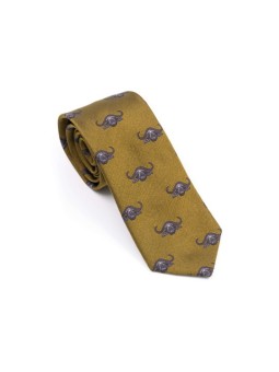 Cravate Rigby à motifs buffles