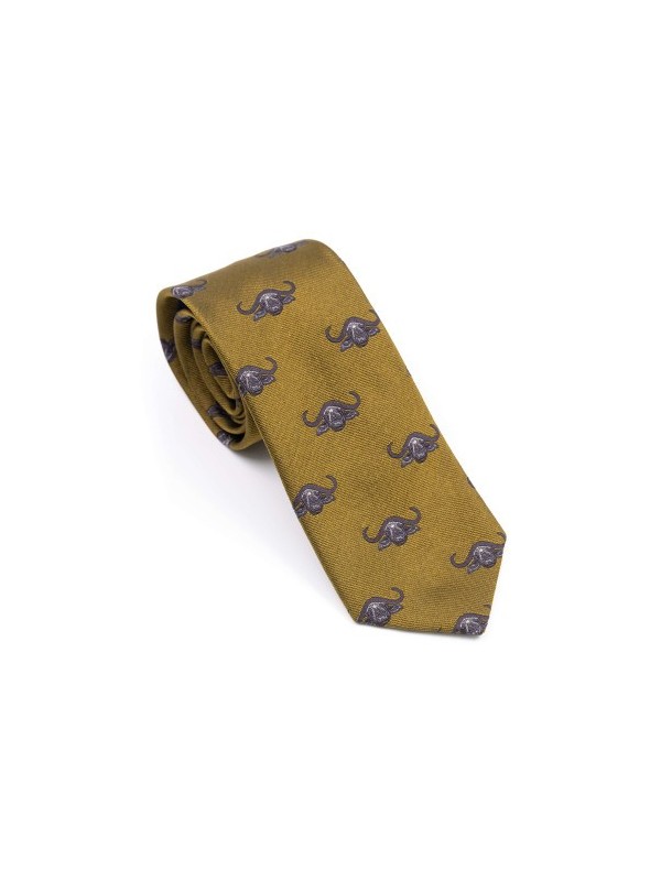 Cravate Rigby à motifs buffles