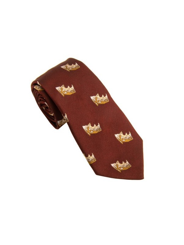 Cravate Rigby à motifs rhinocéros