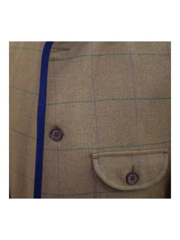 Veste en tweed Lothar Novasport Vert et Bleu