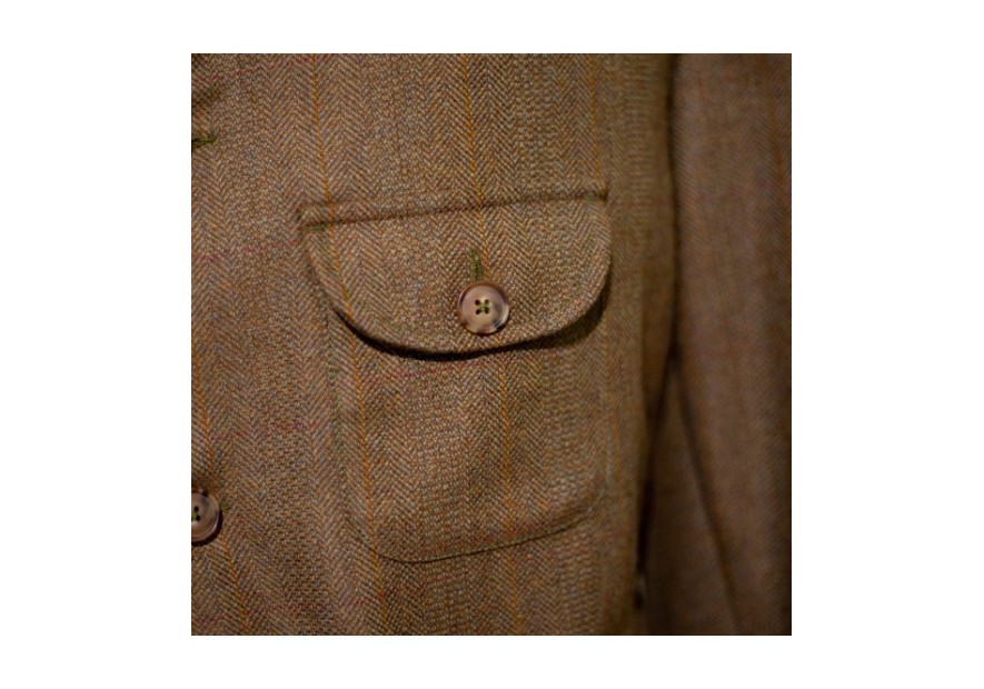 Veste en tweed Lothar Novasport Marron