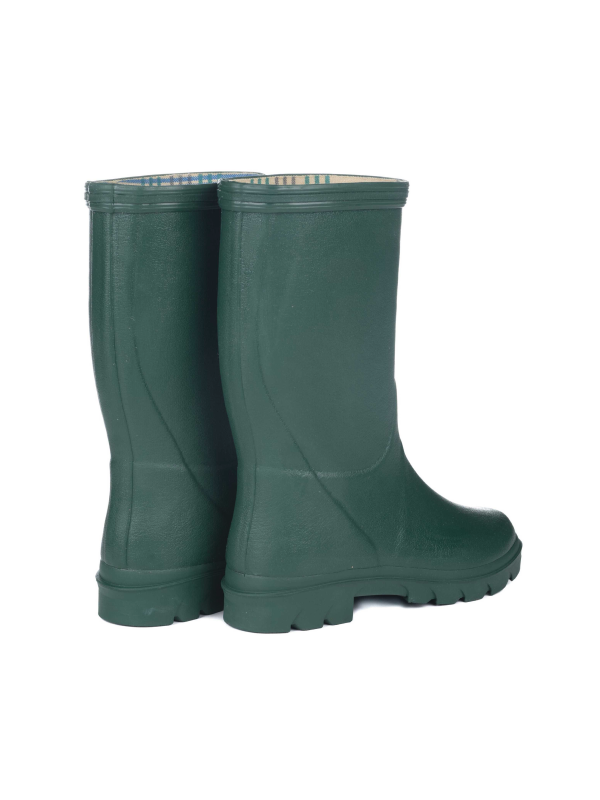 Bottes pour enfants Le Chameau Petite Aventure verte avec doublure en jersey