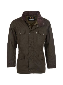 Veste huilée Barbour Sapper olive