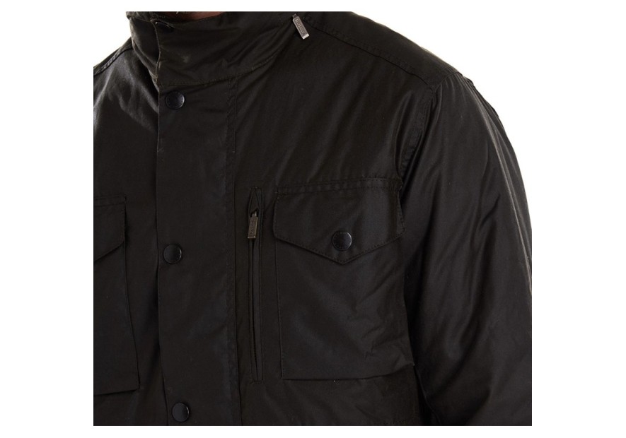 Veste huilée Barbour Sapper olive
