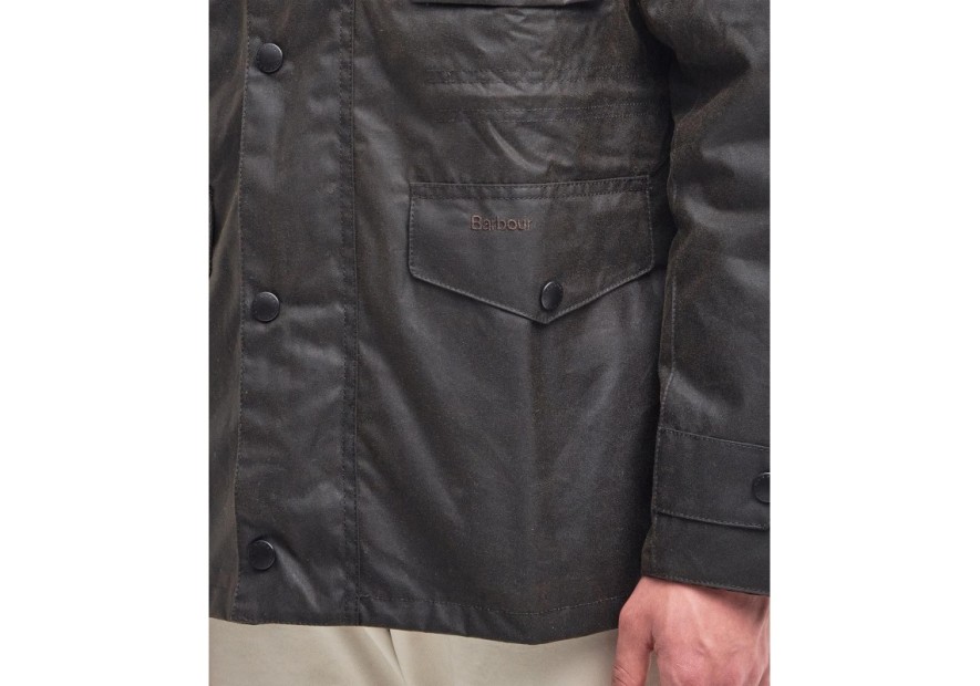Veste huilée Barbour Sapper olive