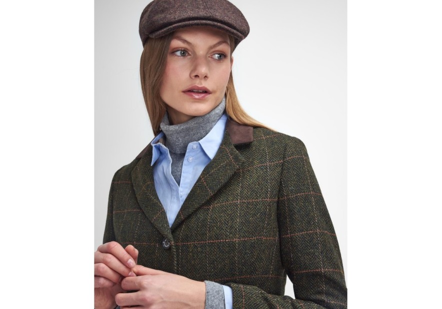 Veste en laine pour femme Barbour Robinson olive