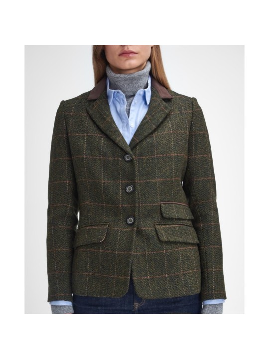 Veste en laine pour femme Barbour Robinson olive Veste en laine pour femme Barbour Robinson olive