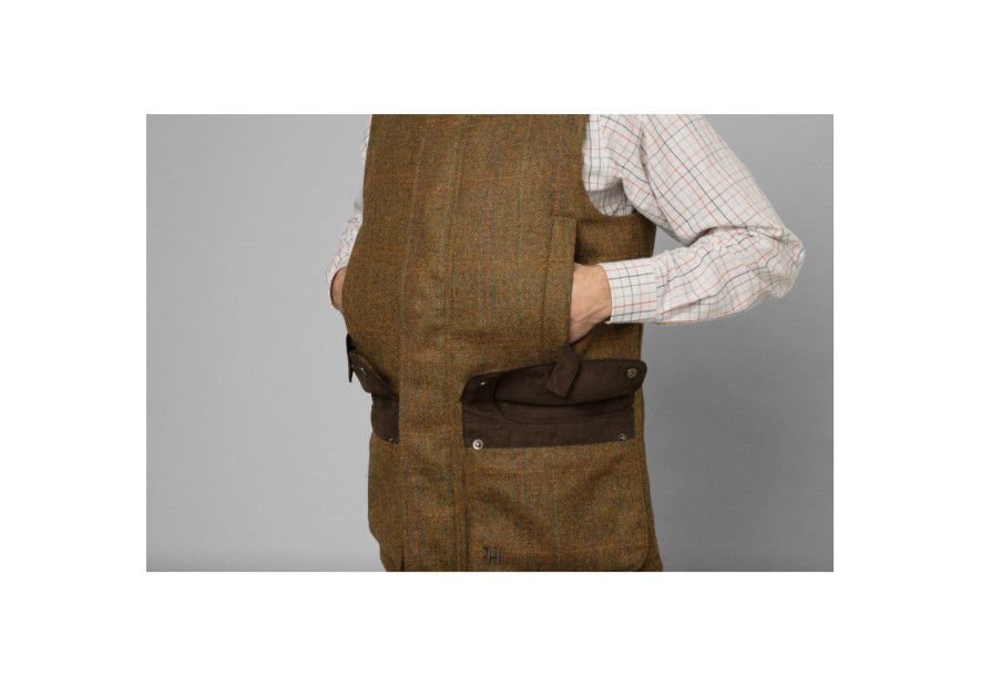 Gilet à col haut Kenmore Härkila marron