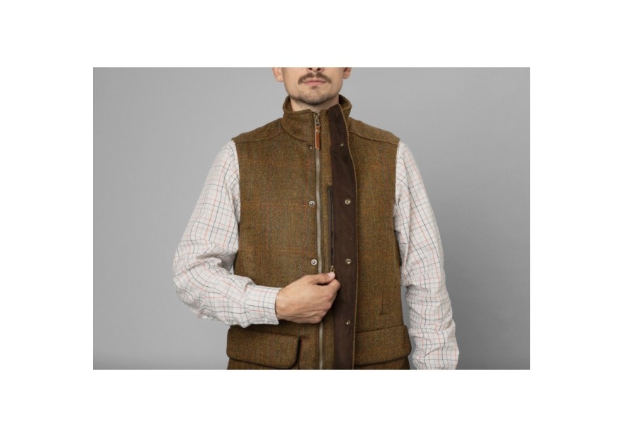 Gilet à col haut Kenmore Härkila marron