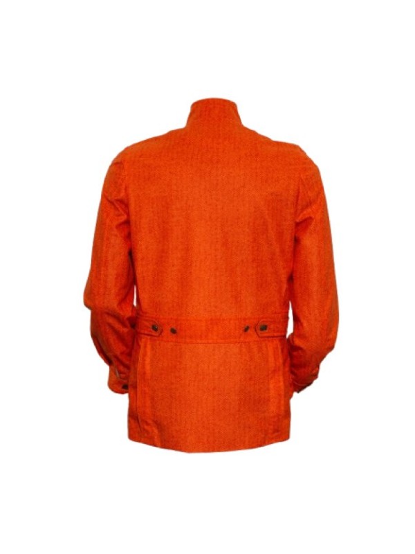 Veste tweed orange exclusivité