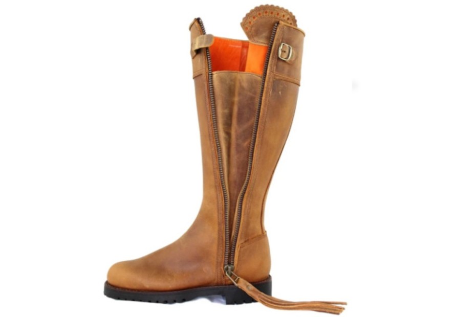 Bottes en Cuir Victoria Hastings Cognac