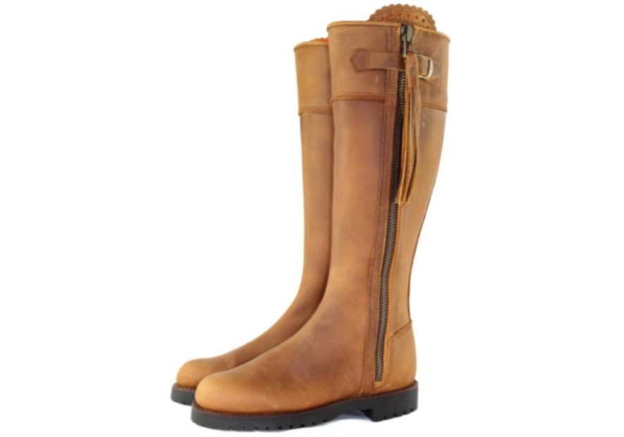 Bottes en Cuir Victoria Hastings Cognac