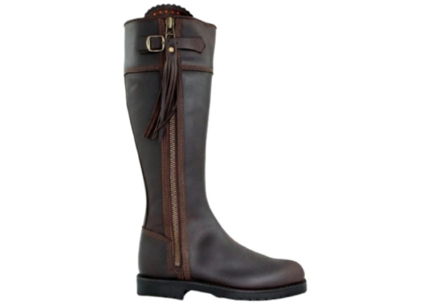 Bottes cuir Victoria Hastings Ebène
