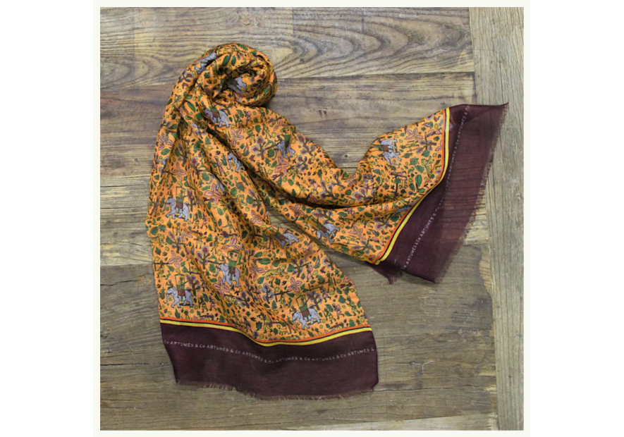 Tourdesoi Artumes Safari Chasse en Inde mandarine