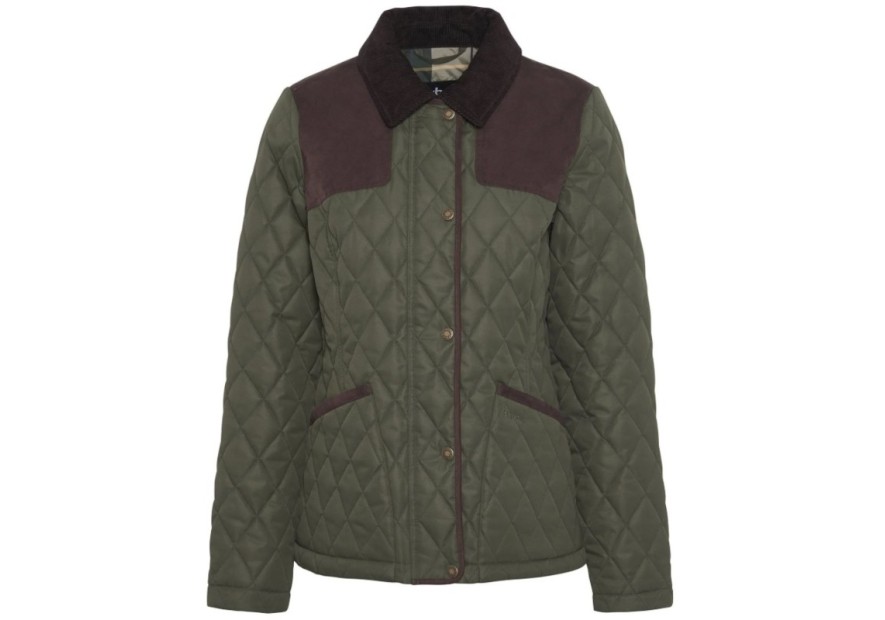Veste matelassée pour femme Keeper Barbour olive